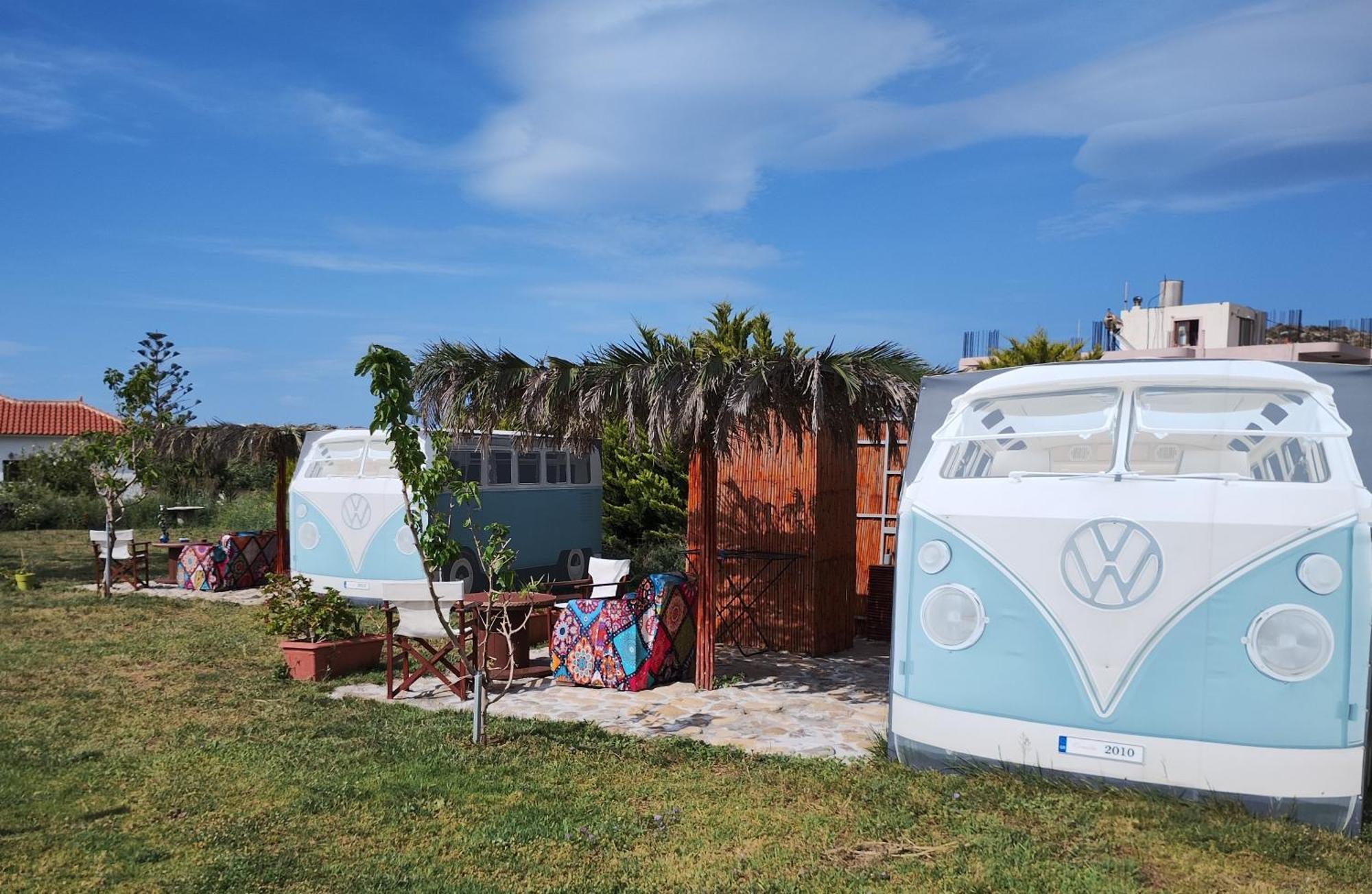Cornelia Hippie Magic Bus Villa Kíssamos Eksteriør bilde